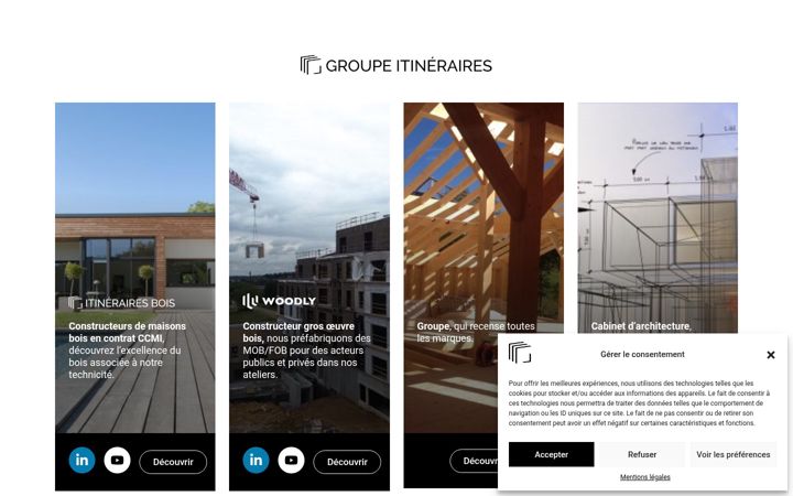 Screenshot of groupe-itineraires.fr