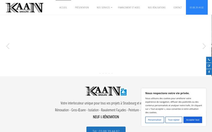 Screenshot of groupe-kaan.fr