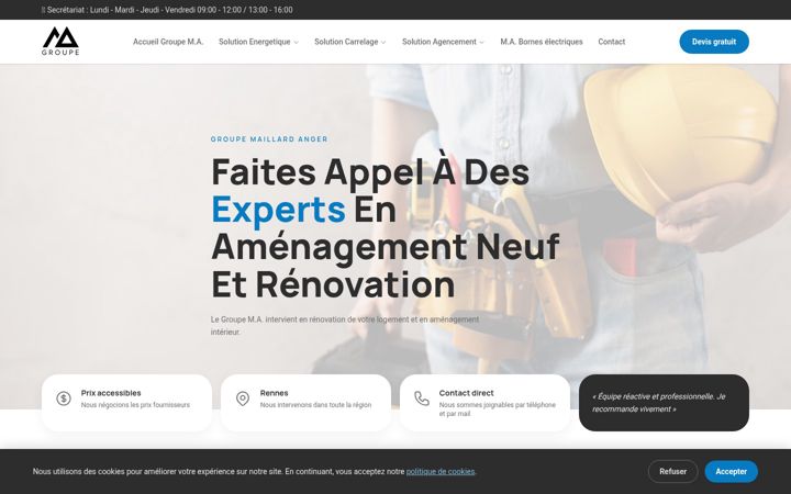 Screenshot of groupe-ma35.fr