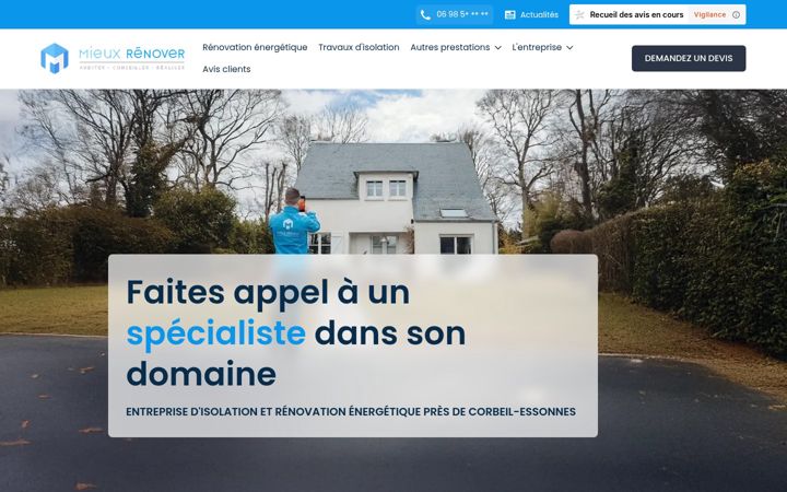 Screenshot stránky groupe-mieux-renover.com