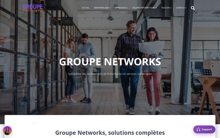 Screenshot stránky groupe-networks.com