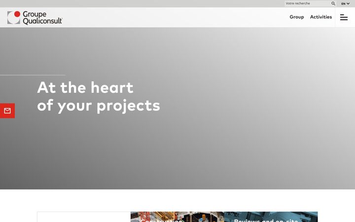 Screenshot stránky groupe-qualiconsult.com