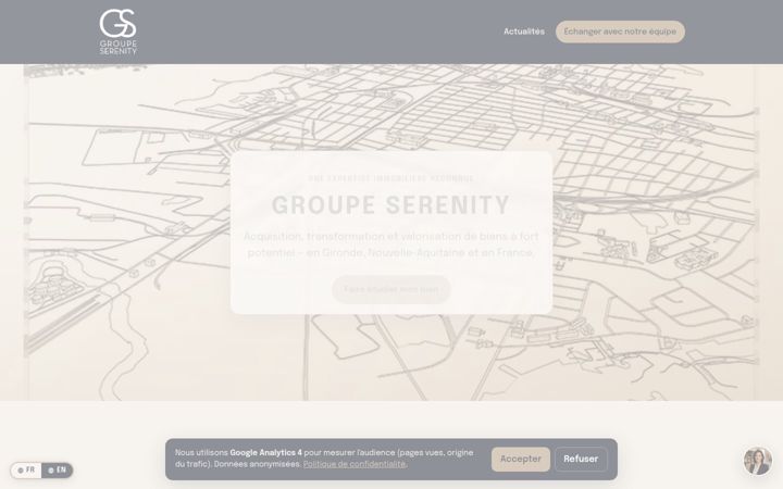Screenshot of groupe-serenity.fr