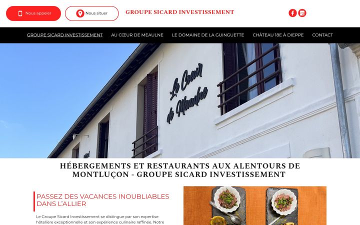 Screenshot of groupe-sicard.com