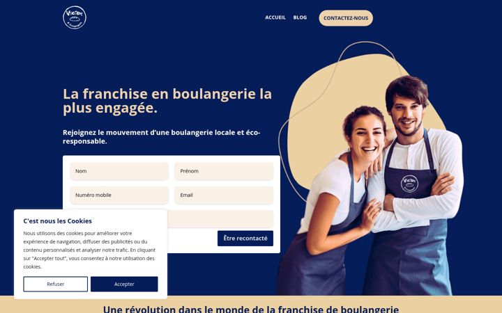 Screenshot of groupe-victoretcompagnie.fr