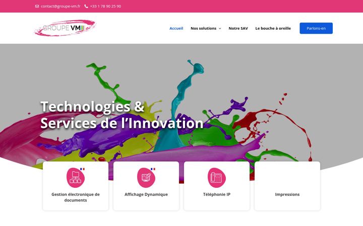 Screenshot of groupe-vm.fr