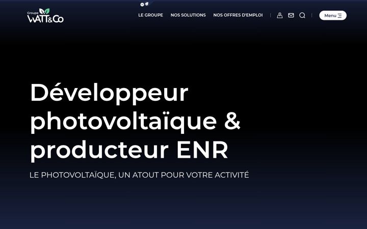 Screenshot of groupe-wattetco.com
