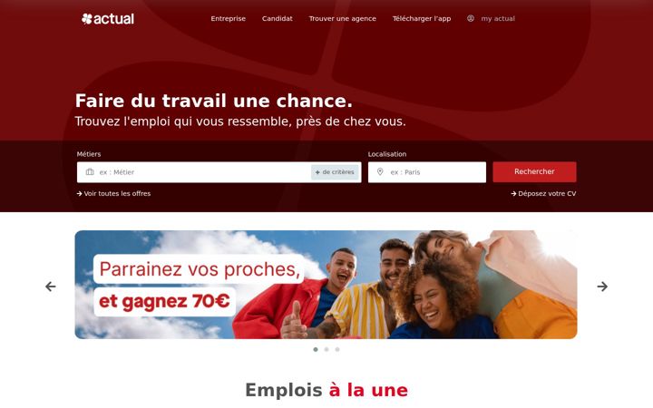 Screenshot of groupeactual.eu