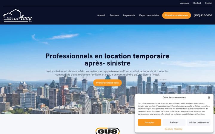 Screenshot of groupeanna.com