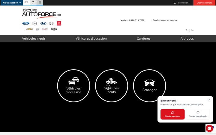 Screenshot of groupeautoforce.com