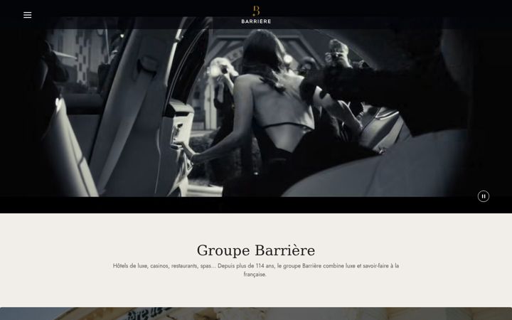 Screenshot of groupebarriere.com