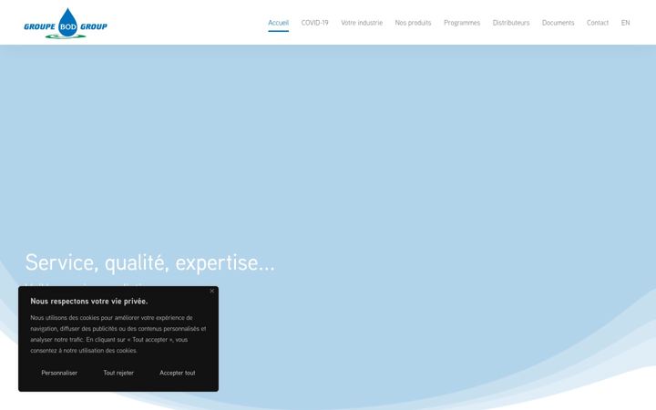 Screenshot of groupebod.ca