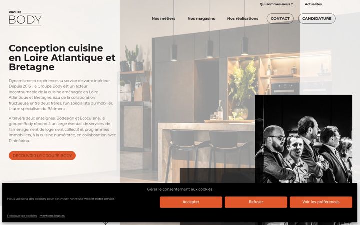 Screenshot of groupebody.com