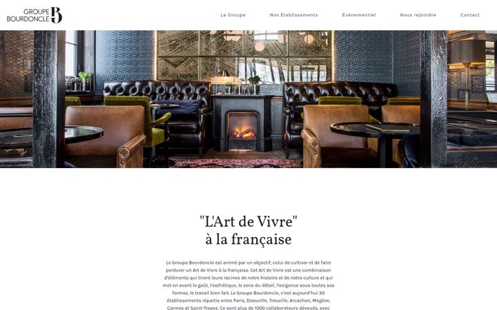 Screenshot of groupebourdoncle.com
