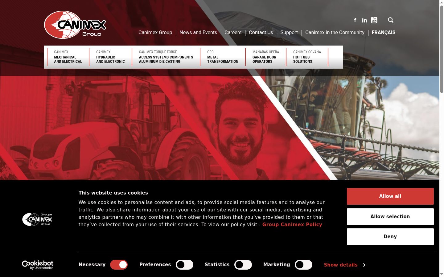 Screenshot tal-banner tal-kunsens muri qabel kwalunkwe interazzjoni