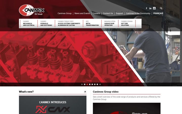 Snímek obrazovky groupecanimex.com
