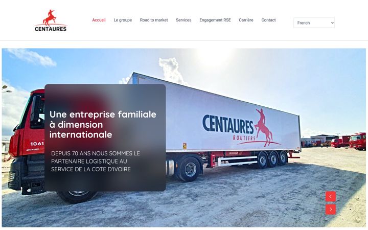 Screenshot of groupecentaures.com