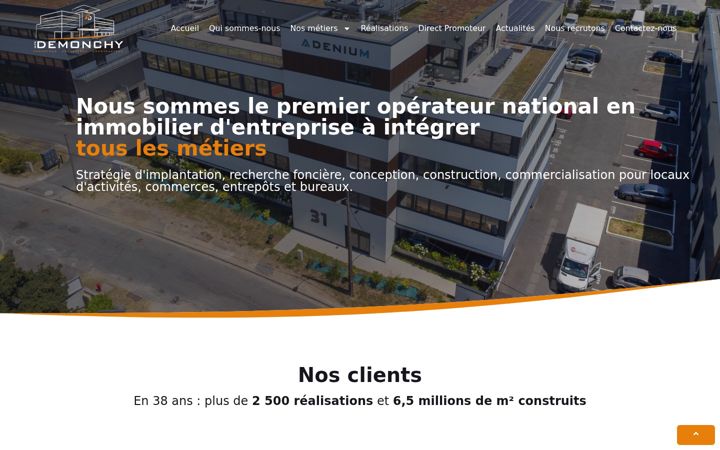 Screenshot of groupedemonchy.fr