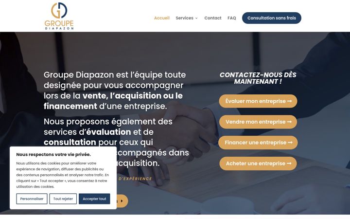 Screenshot of groupediapazon.com