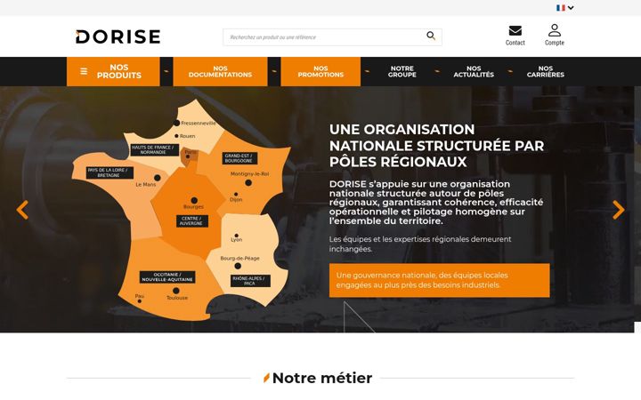 Screenshot of groupedorise.fr