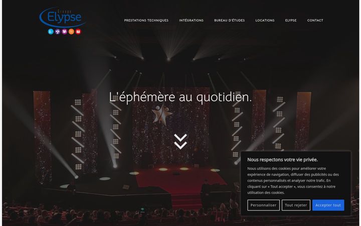 Screenshot of groupeelypse.com