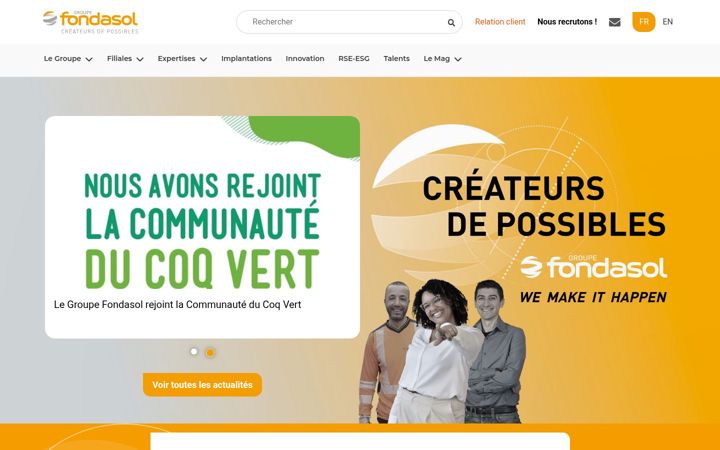 Screenshot of groupefondasol.com