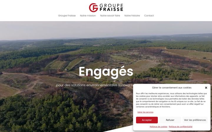Screenshot of groupefraisse.fr