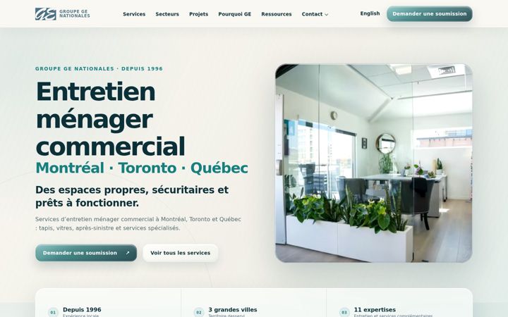 Screenshot of groupegen.com