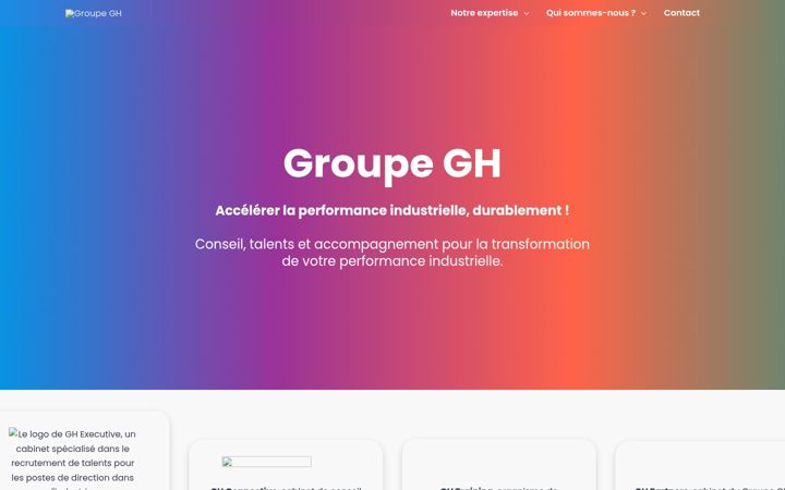 Screenshot of groupegh.com