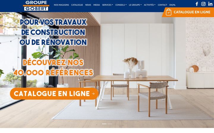 Screenshot of groupegobert.com