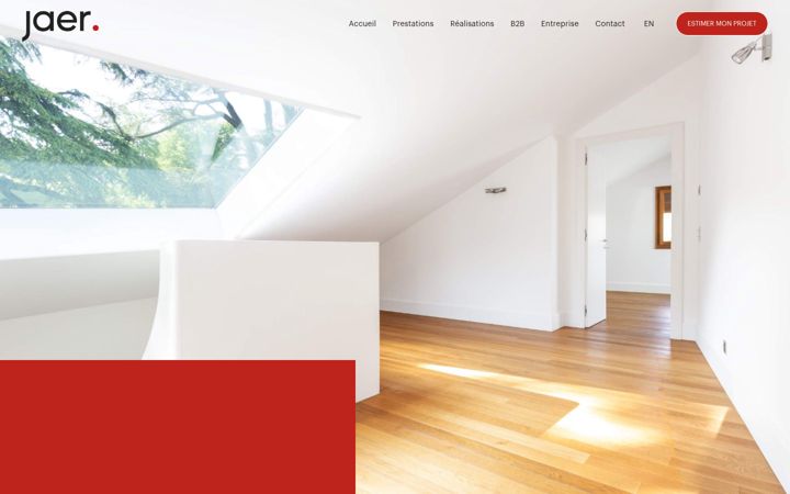 Screenshot of groupejaer.ch