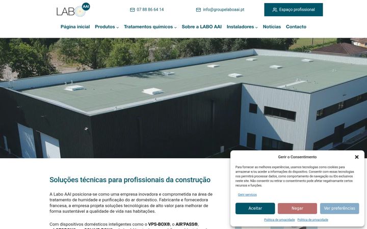 Screenshot of groupelaboaai.pt