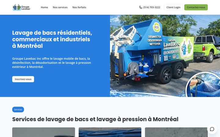 Screenshot of groupelavebac.com