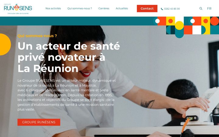 Screenshot of groupelesflamboyants.com