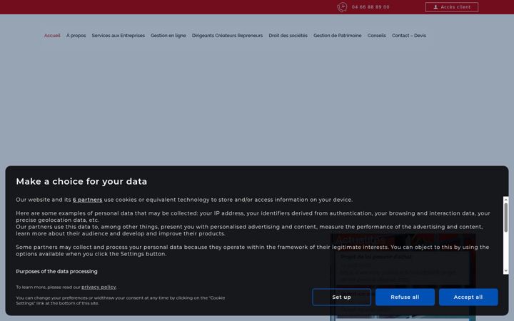 Screenshot van groupeliron.com