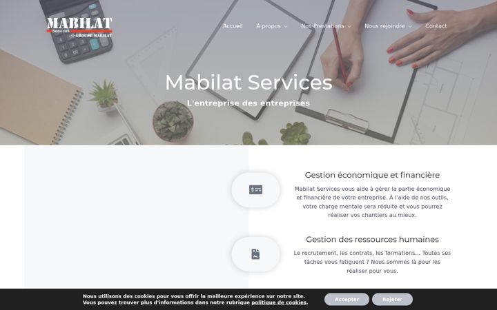 Screenshot of groupemabilat.fr
