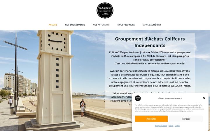 Screenshot of groupementgacigo.fr