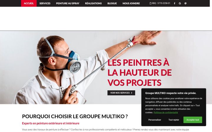Screenshot of groupemultiko.com