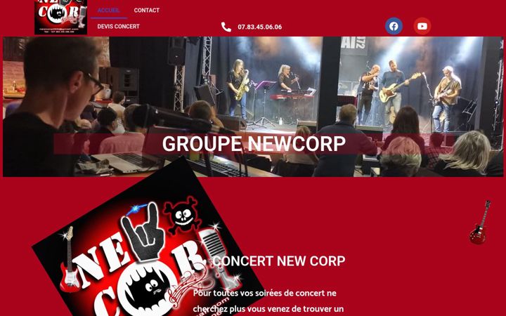 Screenshot of groupenewcorp.fr