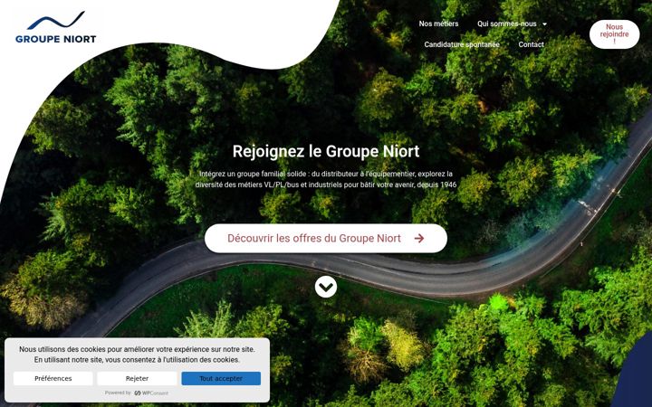 Screenshot of groupeniort.fr