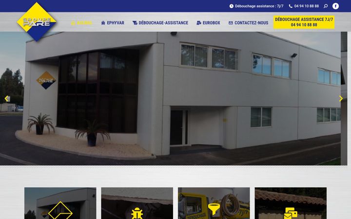 Screenshot of groupepare.com