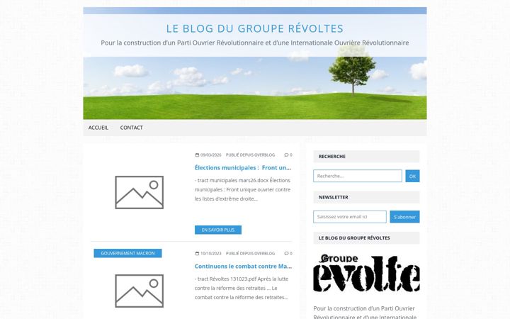 Screenshot of grouperevoltes.fr