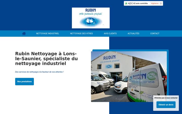 Screenshot of grouperubin-avis.fr