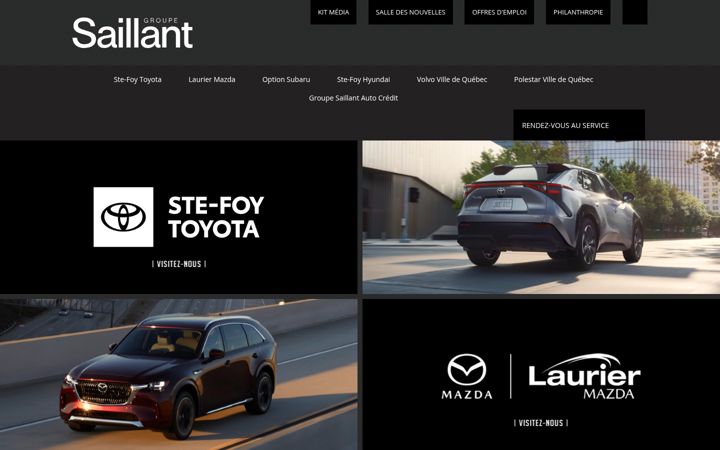 Screenshot of groupesaillant.com