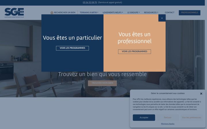 Screenshot of groupesge.fr