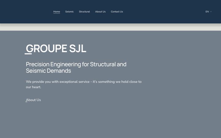 Screenshot of groupesjl.com