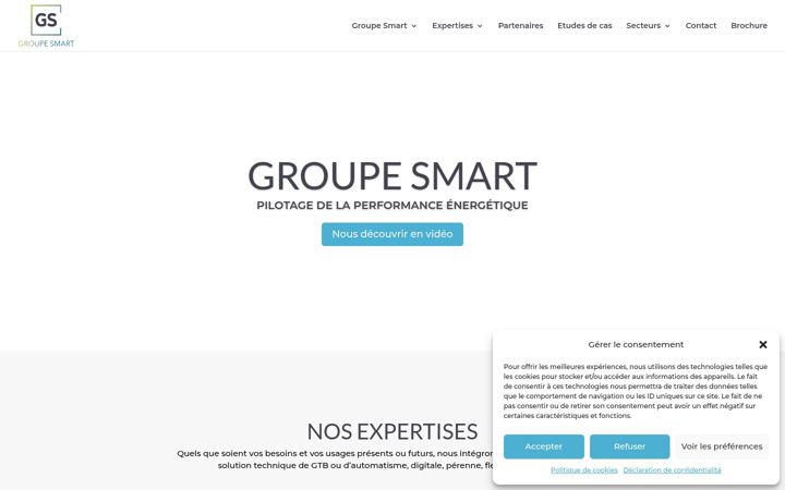 Screenshot of groupesmart.fr