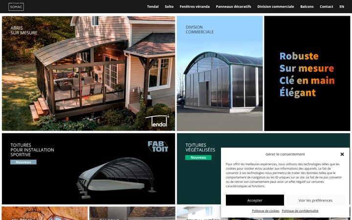Screenshot of groupesomac.com