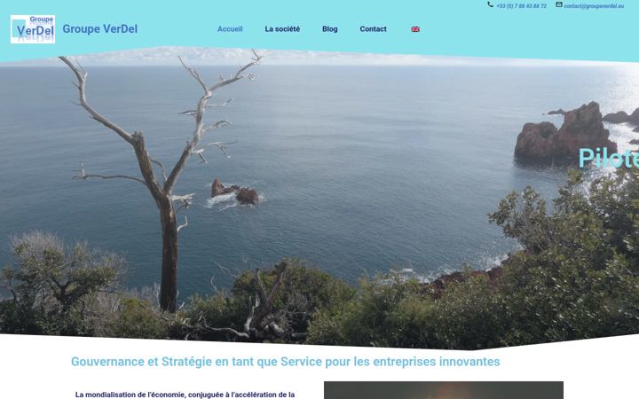 Screenshot of groupeverdel.eu