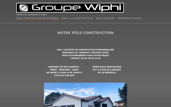 Screenshot of groupewiphi.fr